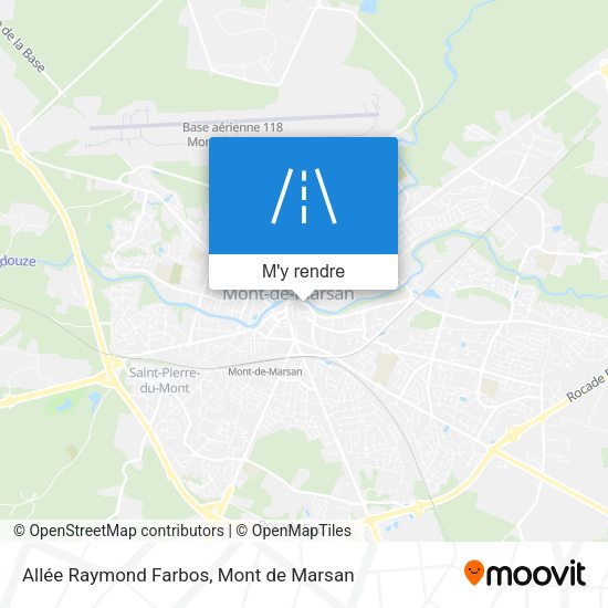 Allée Raymond Farbos plan