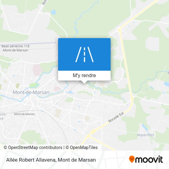 Allée Robert Allavena plan