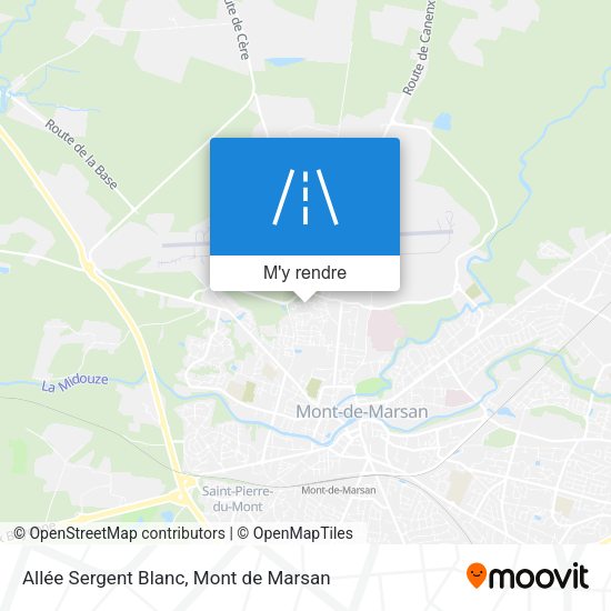 Allée Sergent Blanc plan