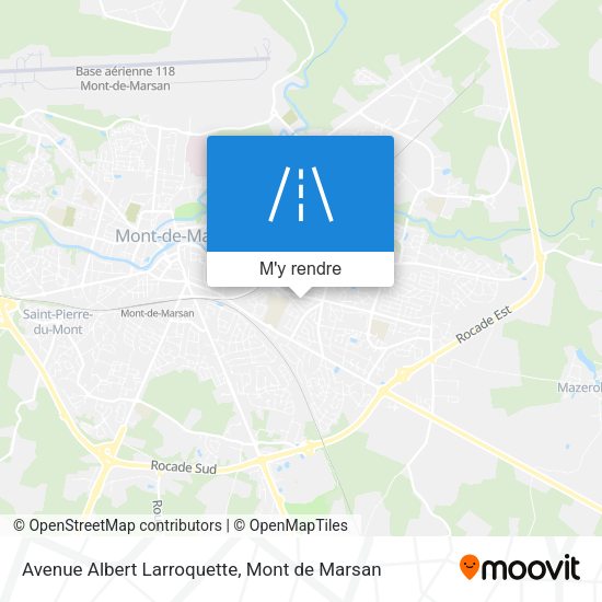Avenue Albert Larroquette plan