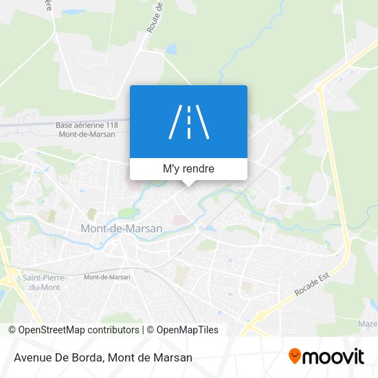Avenue De Borda plan