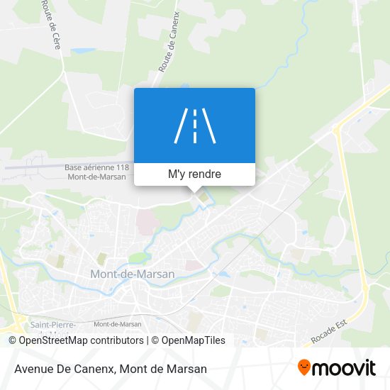 Avenue De Canenx plan
