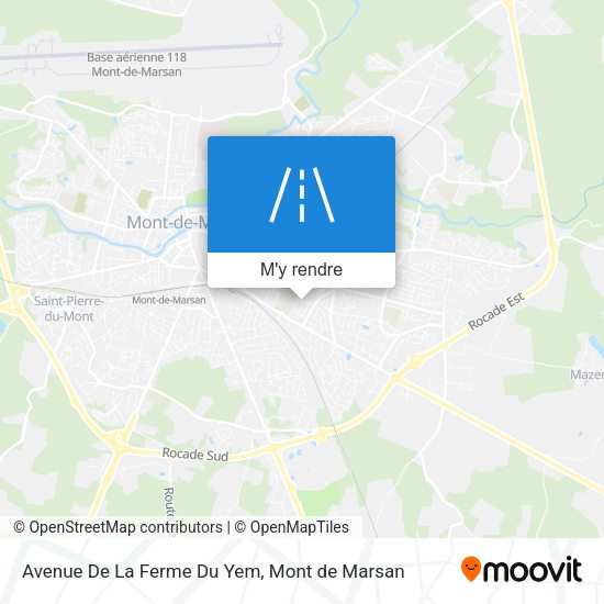 Avenue De La Ferme Du Yem plan