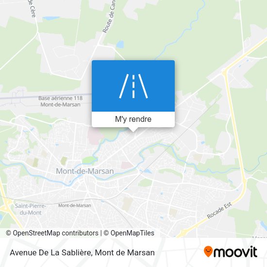 Avenue De La Sablière plan