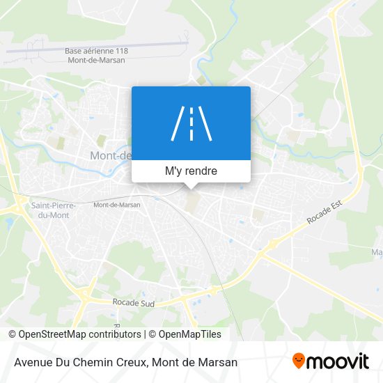Avenue Du Chemin Creux plan