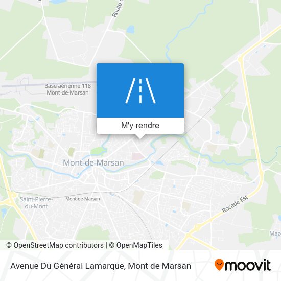 Avenue Du Général Lamarque plan