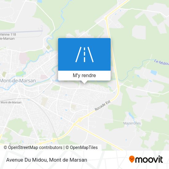 Avenue Du Midou plan