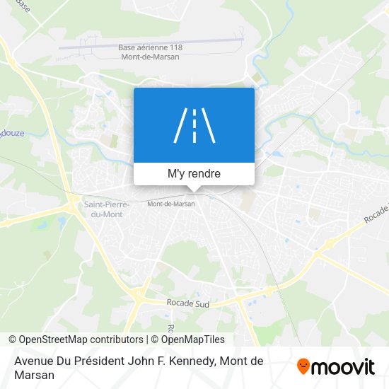 Avenue Du Président John F. Kennedy plan