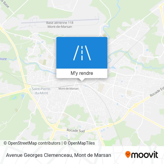 Avenue Georges Clemenceau plan