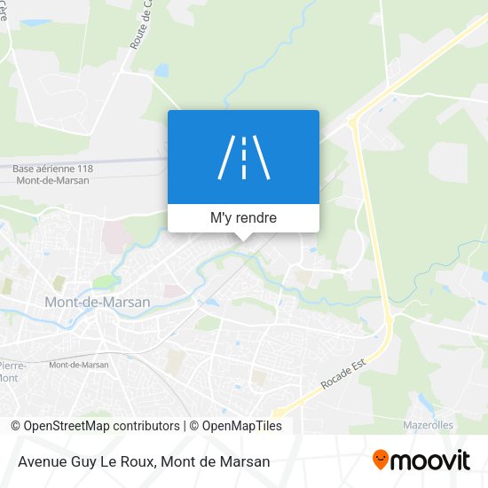 Avenue Guy Le Roux plan