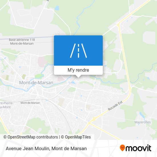 Avenue Jean Moulin plan