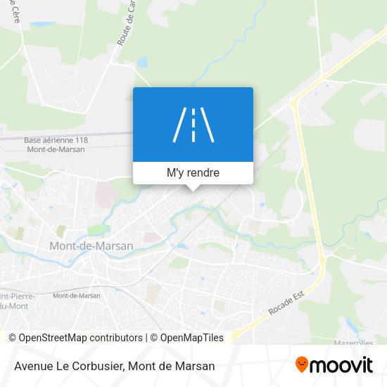 Avenue Le Corbusier plan
