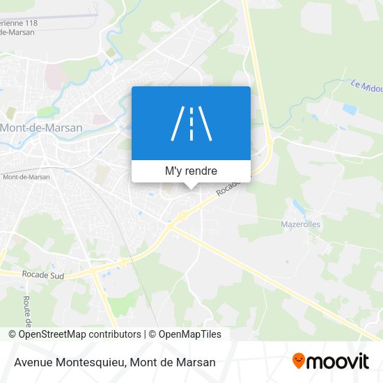 Avenue Montesquieu plan