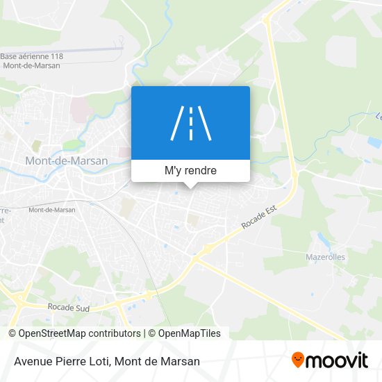 Avenue Pierre Loti plan