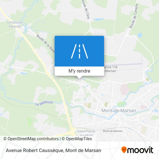 Avenue Robert Caussèque plan