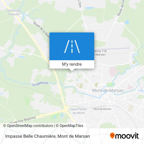 Impasse Belle Chaumière plan