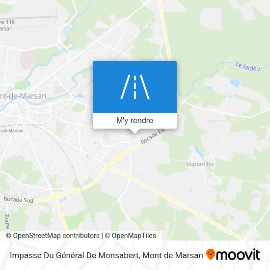Impasse Du Général De Monsabert plan