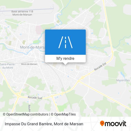 Impasse Du Grand Barrère plan