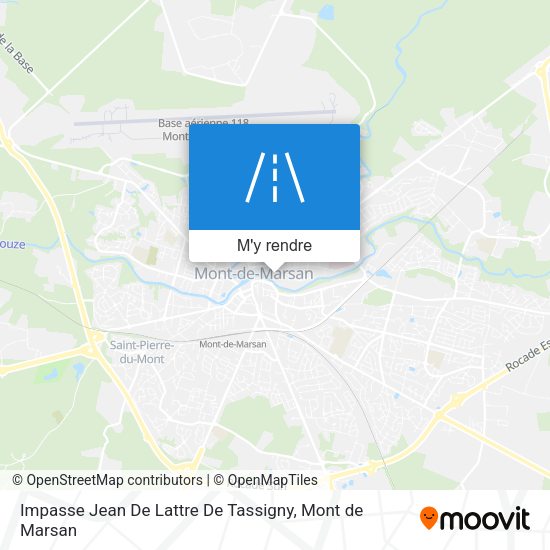 Impasse Jean De Lattre De Tassigny plan