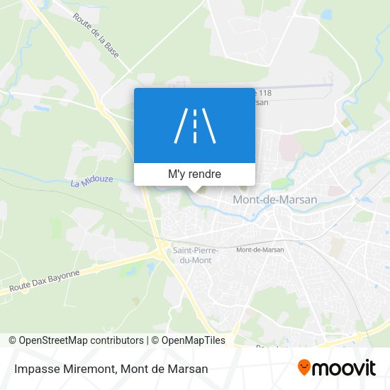 Impasse Miremont plan