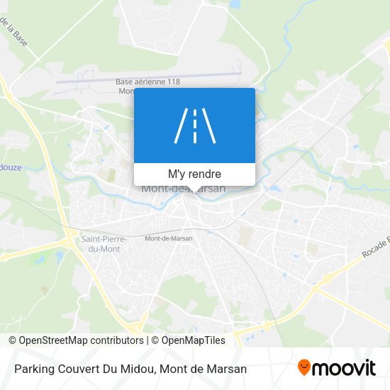 Parking Couvert Du Midou plan