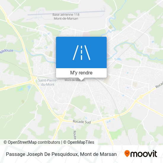 Passage Joseph De Pesquidoux plan