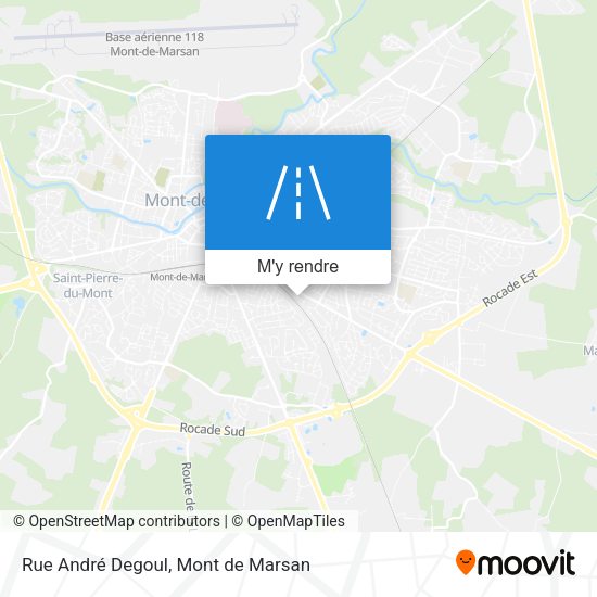 Rue André Degoul plan