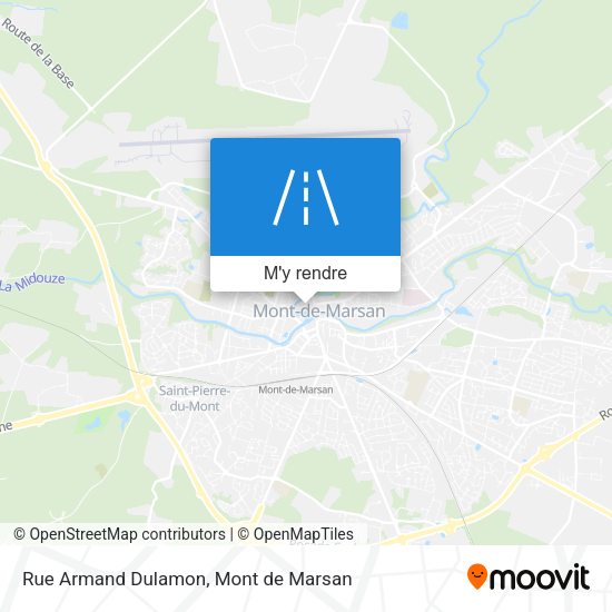 Rue Armand Dulamon plan