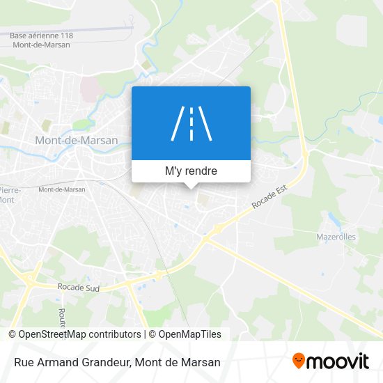 Rue Armand Grandeur plan