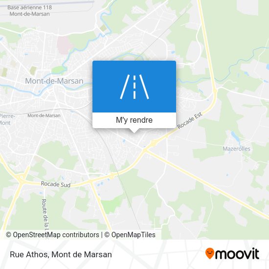 Rue Athos plan