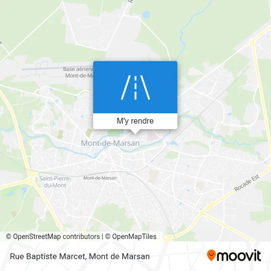 Rue Baptiste Marcet plan