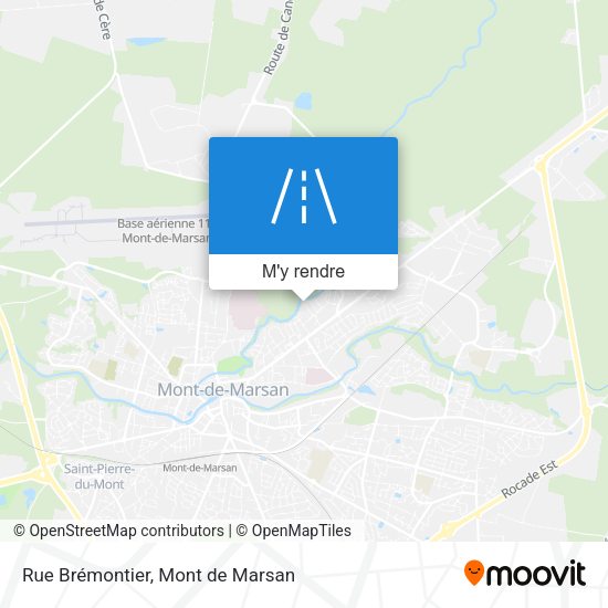 Rue Brémontier plan