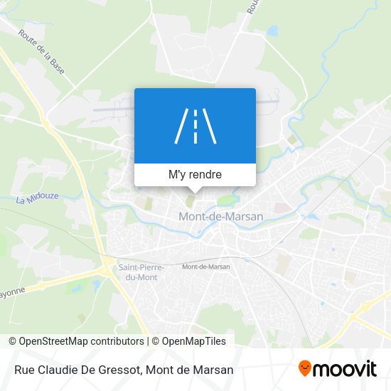 Rue Claudie De Gressot plan
