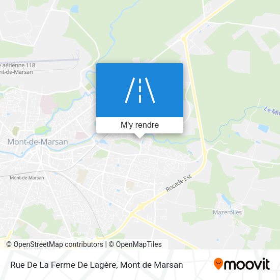 Rue De La Ferme De Lagère plan