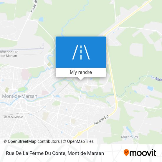 Rue De La Ferme Du Conte plan