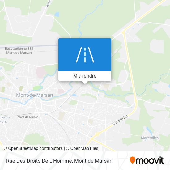 Rue Des Droits De L'Homme plan