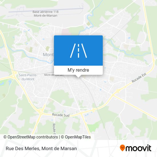 Rue Des Merles plan