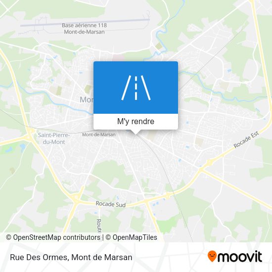 Rue Des Ormes plan