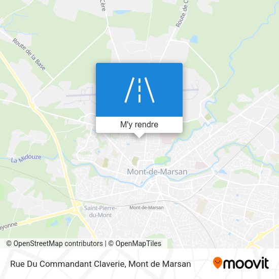 Rue Du Commandant Claverie plan