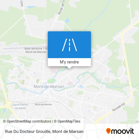 Rue Du Docteur Grouille plan