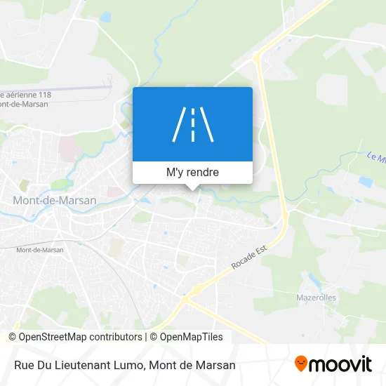 Rue Du Lieutenant Lumo plan