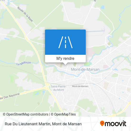Rue Du Lieutenant Martin plan