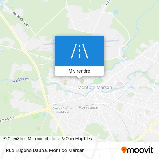 Rue Eugène Dauba plan