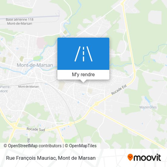 Rue François Mauriac plan
