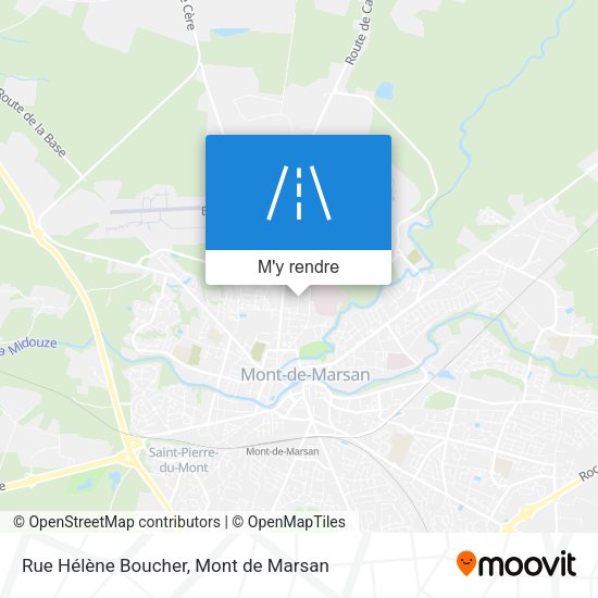 Rue Hélène Boucher plan