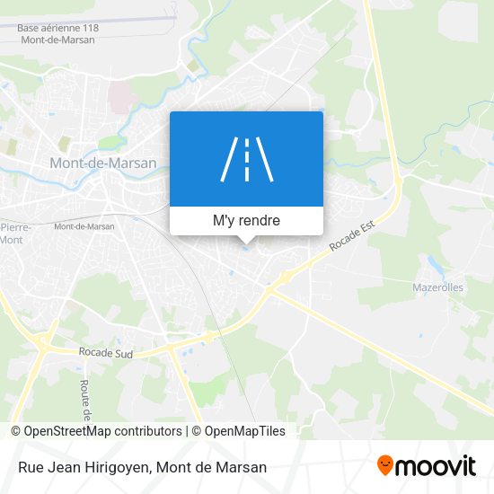Rue Jean Hirigoyen plan