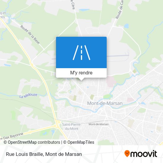 Rue Louis Braille plan