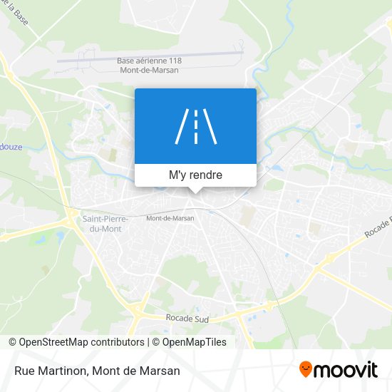 Rue Martinon plan