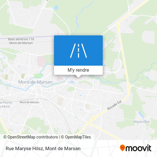 Rue Maryse Hilsz plan