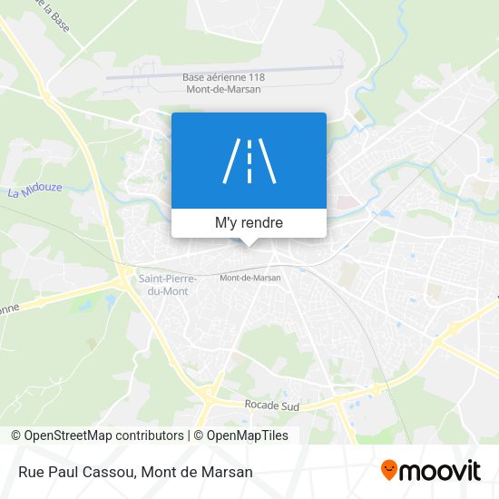 Rue Paul Cassou plan
